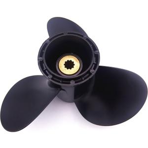 SouthMarine Boat Engine Aluminum Alloy Propeller 9 1/4x11 58100-93743-019 for Suzuki 9.9HP 15HP DT9.9 DT15 DF9.9 DF15 DF20 2/4-stroke Outboard Motor 9 1/4 X 11