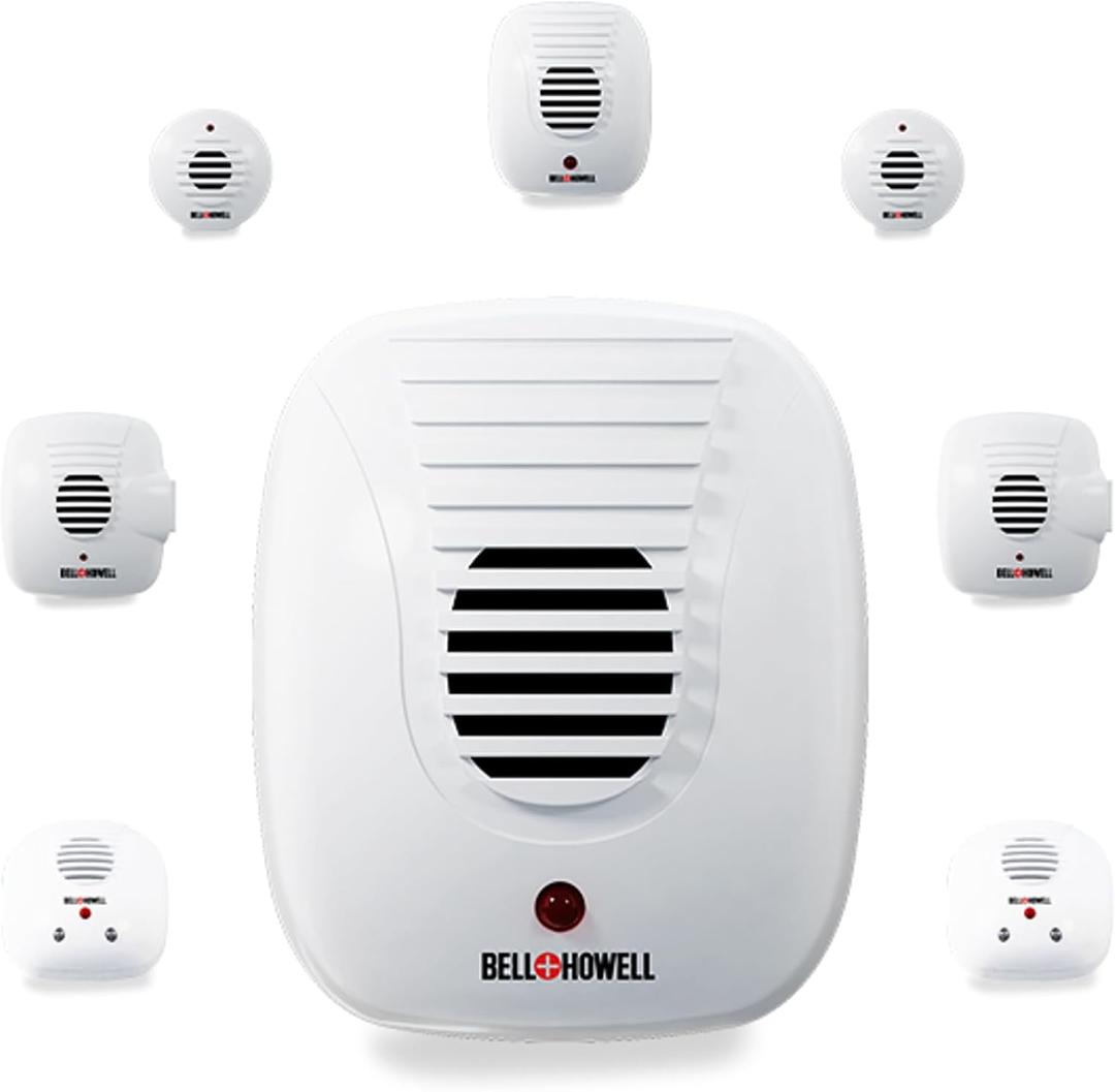 Bell+Howell Ultrasonic Pest Repeller Plug in Device Assorted 8 Pack, Effectively Aids to Repel mice, Bugs, Rats, Rodents, Mosquitos, roaches, Spiders and Ants Chemical, Odor and Sound Free