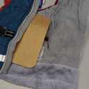 Warm Fleece Dog Coats with Durable Harness Buitl in D-Ring,Waterproof Puppy Jacket for Small Dogs,Dog Vest for Cold Winter,Light Blue S (Small (Pack of 1))