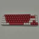 abucow 60% Mechanical Keyboard with Colorful Backlight 68-Key Gaming Keyboard Red White Keycaps - Red Switches for a Premium Typing and Gaming Experience PC Mac (Red-White)