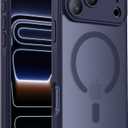TORRAS Stronger Magnetic & Shockproof for iPhone 17 Pro Case, Fit for MagSafe, Mil-Grade Drop Protection, Camera Control, DIY Button, Slim for iPhone 17 Pro Phone Case Translucent Deep Blue