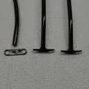 16" Tall Gazing Ball Stand for 10-12 inch Balls, Black Metal Gazing Globe Display Holder Stands for Outdoor Garden Clearance, 9" L x 9" W x 16" H