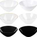 6 oz Clear Party Bowls - Disposable Plastic Bowls, Bulk Case of 600 - Catering, Parties, Restaurant & Food Service