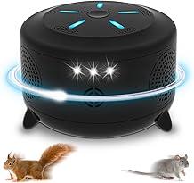 Ultrasonic Mice Repellent, Rodent Repellent, 2026 Upgraded Ultrasonic Pest Repellent Plug in, Squirrel Repellent with 9 Strobe Lights, Repel Mouse Bat Spider Ant Bug for Attics, Houses, Barns (Black)