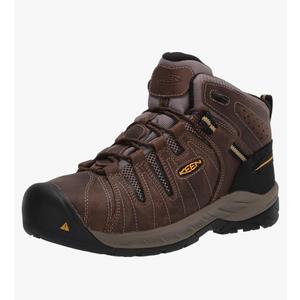 KEEN Utility Men's Flint 2 Mid Height Steel Toe Work Boots, Size: 9.5D