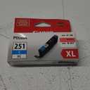 Canon CLI-251XL Genuine Cyan Ink Tank, Compatible with MG6320, IP7220 & MG5420, MX922, MG5520, MG6420, MG7120, iX6820, iP8720, MG7520, MG6620, and MG5620 Printers