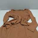 ANRABESS WOMEN'S DRESSES Color Brown Size M