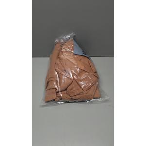 NICETOWN Thick Linen Burlap Terracotta Curtains, Privacy Curtains That Let Light in Window Treatments Linen Blend Drapes for Living Room/Girls Bedroom, W55 x L72, 2 Panels