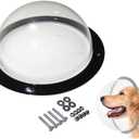 Clear Acrylic Dome, Dog Fence Window with Air Holes,Playground Clear Pet Dome View,Dog Bubble Peek Window, Inside Length 11.8 Inch and Deep 4.5inch1 Pack