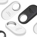 Samsung Galaxy SmartTag2, Bluetooth Tracker, Locator Tracking Device, Item Finder for Keys, Wallet, Luggage, Use w/Phones Tablets Android 11 or Later, 2023, 4 Pack, 2 Black, 2 White