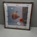 Wood 18x18 Picture Frame with 14x14 Mat Deep Brown, Display 14x14 with Mat or 18x18 without Mat, Wood 18 by 18 Photo Frame, 18 x 18 Frame for Wall Hanging Display, Deep Brown, 2 Pack