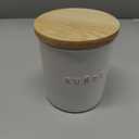 Yamazaki Home Tosca Ceramic Canister - Dry Food Kitchen Storage Container Organizer - Sugar - 15.25 Oz., 450 Ml