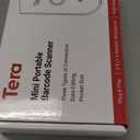 Tera Mini 1D 2D QR Wireless Barcode Scanner, Waterproof Shockproof Pocket Scanner, 3-in-1 BT & USB Wired & 2.4G Bar Code Reader Portable Image Scanner Work with iOS, Windows, Android 1100D