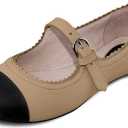 Bloch Girl's Cassiopeia Ballet Flat (12 Little Kid, Capuccino/Black)