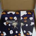 Zhanmai 36 Pack Halloween Treat Goodie Boxes Halloween Cookie Container Cupcake Snack Box with Handle Party Favor