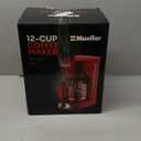 MELLERHOME 12-Cup Red Coffee Maker - Perfect for Home or Office, Borosilicate Carafe, Auto-Off, Reusable Filter, Anti-Drip, Keep-Warm Function, Clear Water Level Window, Red Kitchen Accessories