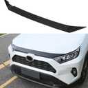 Fit for Toyota RAV4 2019-2025 Accessories, for Toyota RAV-4 and RAV 4 Hybrid 2020 2021 2022 2023 2024 Hood Protector Bug Deflector Hood Bonnet Cover Trim Exterior Bumper Guard (For (Hybrid) SE/ XSE/ XLE/ Limited models, etc., Black)