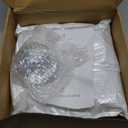 Layhit Disco Party Decoration 3 Tier Silver Glitter Metal Reusable Cupcake Stand 1970's Disco Serving Platter Disco Ball Centerpiece Dessert Tower for Birthday Bachelorette Party Supply