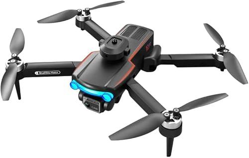 HOSHI K102 MAX Drone 2-Axis Gimbal 4K Camera with Obstacle Avoidance GPS 5G Wifi FPV EIS Professional Foldable Quadcopter Orange and Black Colors (Black)