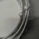 Hedume 3-Piece Cake Stand Set, Round Metal Cake Stands, Dessert Cupcake Stands, Cupcake Pastry Candy Plate for Wedding, Event, Birthday Party