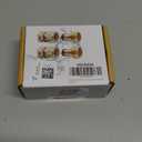 HQMPC Garden Hose Quick Connect Solid Brass Quick Connector Garden Hose Fitting Water Hose Connectors Garden Hose Disconnect 3/4 inch GHT (2Sets) (2Female+2Male)