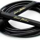 HONOR ATHLETICS Speed Rope, Skipping Rope - Best for Double Under, Boxing, MMA, Cardio Fitness Training Condition - Jump Rope, 11 ft rope (Fits users over 6'3"), Black