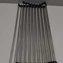 NEZUIBAN Dish Drying Rack with Roll Up and Over Sink for Kitchen,17.5"x15.7",Black