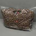 Amazon Essentials Girls and Toddlers' Long Heavyweight Hooded Puffer Jacket (Medium, Camel Cheetah Print)