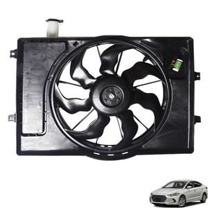 Radiator A/C Condenser Cooling Fan Assembly Replacement for 2017 2018 Elantra 2018-2020 Elantra GT 25380F2000