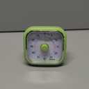 4.2" Wuyiway Visual Timer with Countdown Pause Function, 60-Minute Countdown Timer for Kids and Adults, Silent Classroom Timer, Time Management Tool for Home, School, or Work (Yellow Green)