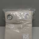 NICETOWN Full Shading Curtains for Windows, Super Heavy-Duty Black Lined Blackout Curtains for Bedroom, Privacy Assured Window Treatment (Natural, Pack of 2, 52 inches W x 95 inches L)