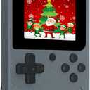 Retro Handheld Games Console, Built-in 400 Video Games,Portable Video Gaming Player with 3.0 Inch IPS Screen and Rechargeable Battery (Gray)
