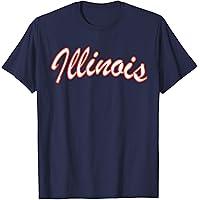 70s Vintage Retro Chicago Illinois Throwback Gift T-Shirt , 2XL