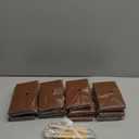 24 Pcs 12 Pcs Friendsgiving Christmas Gift Bulk White Elephant Gift Party Favors, Friends A6 Leather Journal Notebook with Pens Appreciation for Employee Coworker Friends (Brown)