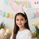Joyline Cute Bunny Headband for Women GirlsFluffy Rabbit Ear Hairband Costume Accessories Easter Birthday Party Favors Gifts