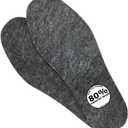 Wool Felt Warm Insoles, Felt Inserts for Boots and ShoesNatural Warm Lambs Wool Insoles for Women (Women's 6)