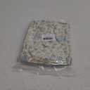 HBselect 2Pcs Initial Quilted Cotton Large Travel Cute Floral Coquette Makeup Cosmetic Toiletry Bag for Women Girls