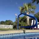 Moleney Pool Handrail Cover with Anti-Slip Drip, 4FT Royal Blue Rail Grip Sleeve with Zipper, Slip-Resistant Swimming Pool Hand Railing Cover for Safety and Comfort