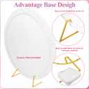 Fomcet 6FT Round Wedding Arch Circle Backdrop Stand Balloon Frame Gold Metal Wedding Arch for Ceremony Birthday Party Baby Shower Anniversary Bridal Graduation Background Decoration