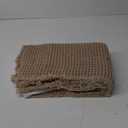 Waffle Bath Mat, 17x24 Brown Bathroom Mat with Super Absorbent, Machine Washable Non-Slip Bathroom Mat Comfortable and Soft