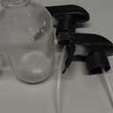 2-Pack Leakproof Spray Bottles (300ml/10oz) - Adjustable Nozzle for Fine Mist & Jet Stream | Premium Refillable Plastic Bottles for Hair Styling, Plant Misting, Cleaning Solutions (Clear)