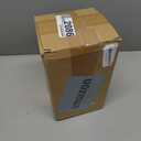 Windyun 50 Pcs Mini Paper Gift Bags with Handle 6 x 6 x 6'' Square Small Favor Bag with DIY Thank You Tag for Birthday Wedding Bridal Shower Bridesmaid Graduation Holiday Party (Black)