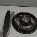 AOROTOE Metal Wall Decor Art Antique Airplane Propeller Aviation Wall Clock for Living Room Bedroom Rustic Wall Sculptures Brown 29.5×26.4 inches