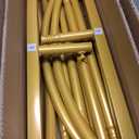 2 Pack Metal Arch Backdrop Stand (7.2FT/6FT), Backdrop Arch Stand, Decoration Wedding Arch Stand, Gold Balloon Arch Stand for Party Backdrop