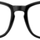 Reading Glasses for Women Men - Blue Light Blocking UV Filter Computer Readers,Anti Eyestrain Eyeglasses (1.25 X, A02-black)