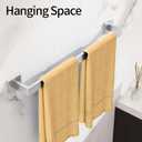 Bathroom Towel Bar, Towel Racks for Bathroom Wall Mounted Brush Nickel