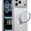 TORRAS Q3 Spin for iPhone 17 Pro Max Case with 360 Magnetic Stand, Fit for MagSafe, Camera Control, 4X Military-Grade Shockproof Case for iPhone 17 Pro Max Phone Case with Stand, Mist Grey