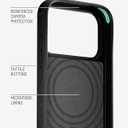 Mous for iPhone 17 Pro Max Case, Compatible with MagSafe - Limitless - Protective Carbon Fibre Cover for iPhone 17 Pro Max - Shockproof, Full Camera Protection, Anti-Scratch Back, Black