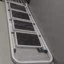 HBTower Step Ladder Folding Step Stool for Adults with Anti-Slip Pedal,330 lbs Capacity for Kitchen, Home,White