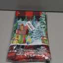 Christmas Tablecloth 60x84 Inches for Rectangle Tables - Red Buffalo Plaid Christmas Decor for Table - Water Resistant Xmas Table Cloth, Party Decorations for Kitchen, Home